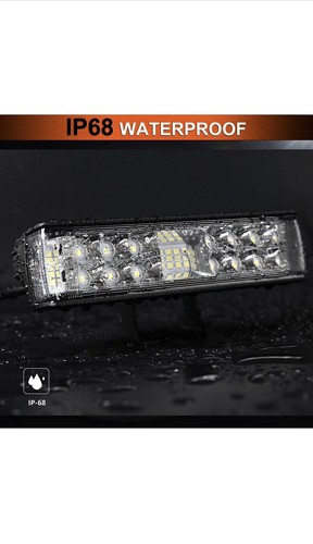 AUTOFEEL Led Light Bar-7 inch Led Pods Light with 5500LM 6500K White Lighting 2P - Picture 5 of 14