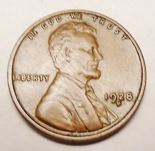 1928 D Lincoln Wheat Cent / Penny *AU - ABOUT UNCIRCULATED*   *FREE SHIPPING*