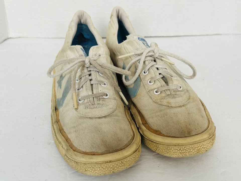 Винтажный женский теннис Converse One Star США «Chris Evert» размер 7 белый 1970-е годы. - Изображение 4 из 4