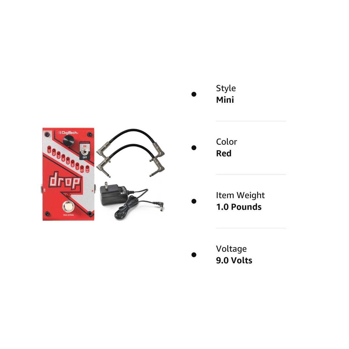 ギター Digitech drop Amazon.com: DigiTech DROP Compact Polyphonic Drop Tune Pitch