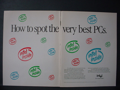 1991 Intel 386 486 MicroProcessor CPU best PCs Vintage Computing Print ...