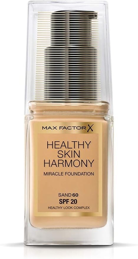 3pcs Max Factor Healthy Skin Harmony Foundation | Toffee 90 | RRP £45 | 30ml