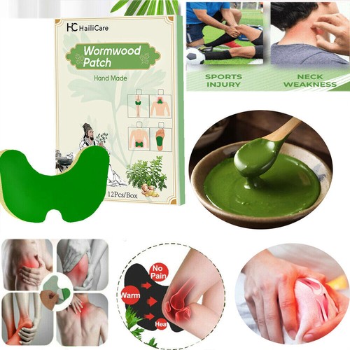 Wormwood Herbal Wellnee Knee Pain Relief Pads Warming Plaster Joint Ache Sticker - Picture 2 of 22