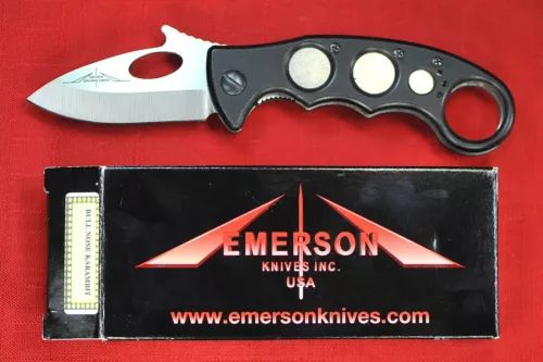 Custom Ernest Emerson Prototype Bull Nose Karambit SpecWar PROTOTYPE Black G10