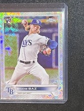 2022 Topps Chrome Logofractor Edition Shane Baz Rookie #8 RC Rays
