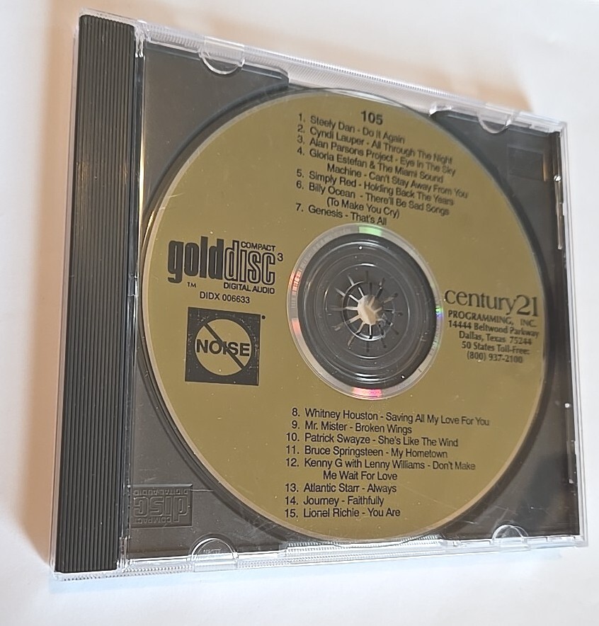 TM Century GOLDDISC Rare Radio Promo 105 CD Journey Genesis