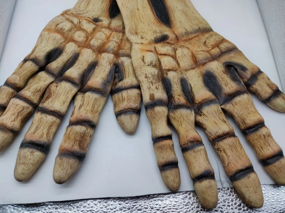 Guantes Esqueleto Adulto Hueso Manos Halloween Disfraz Manos De Esqueleto Foto 3 de 4