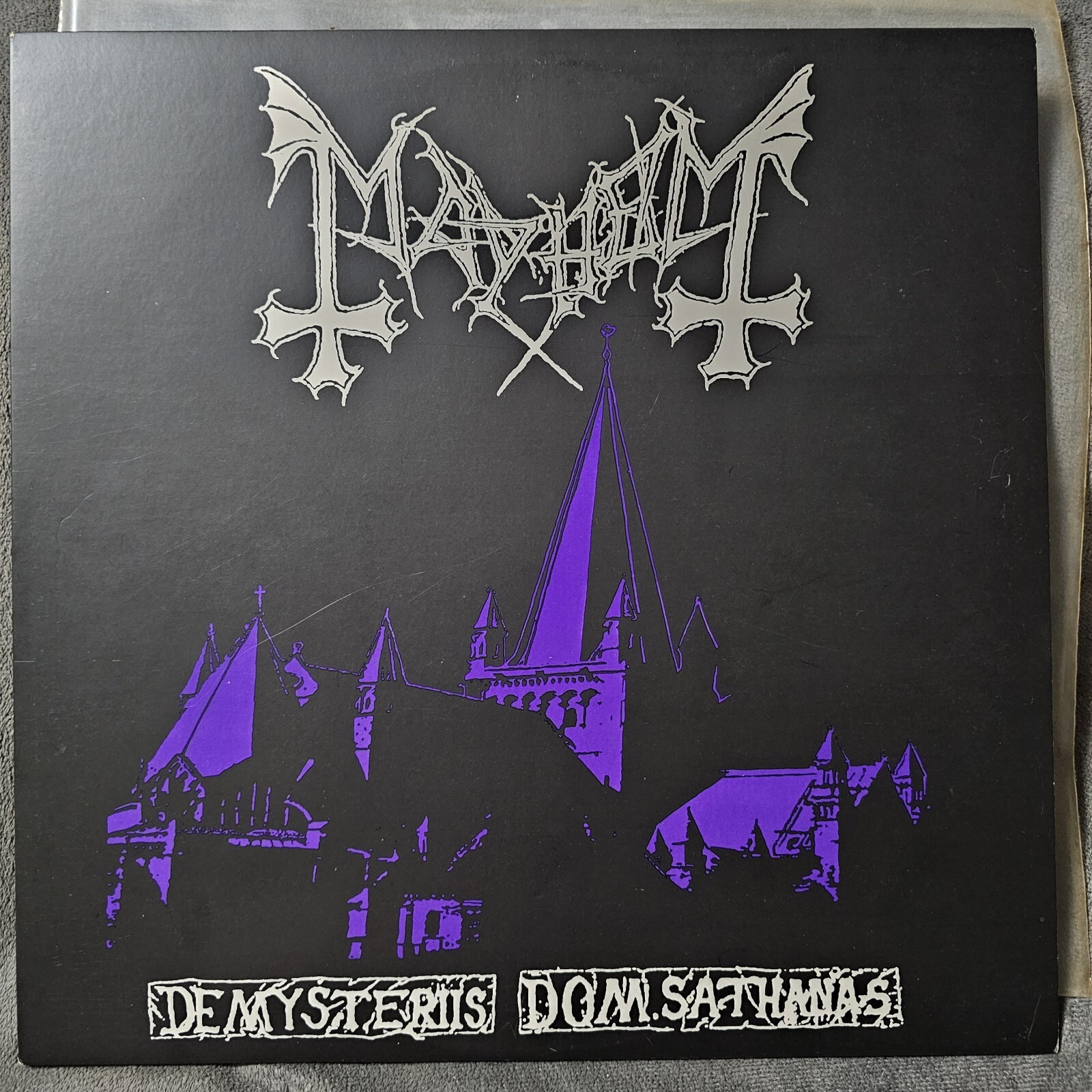 MAYHEM - De Mysteriis Dom Sathanas, Limited DARK PURPLE VINYL LP No Label 2001