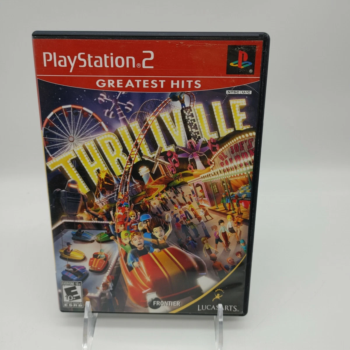 Jeu PS2 Thrillville: Le Parc En Folie - Complet (boîte, Notice) - Version FR - Très Bon état