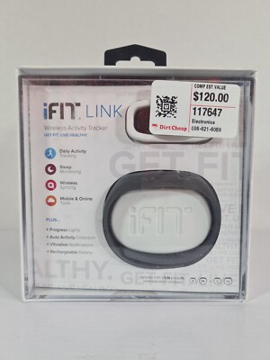 iFIT Link Wireless Activity Tracker Asphalt Grey NEW IN BOX