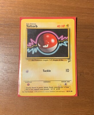 1995 voltorb pokemon card value 1995 Voltorb 