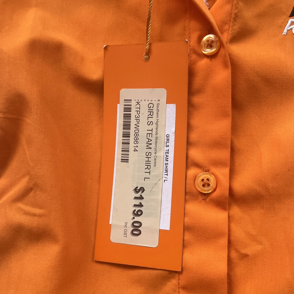 Camisa KTM Racing Niñas Talla 14/L Nueva con etiquetas Precio de venta sugerido por el fabricante 119 USD Foto 3 de 4