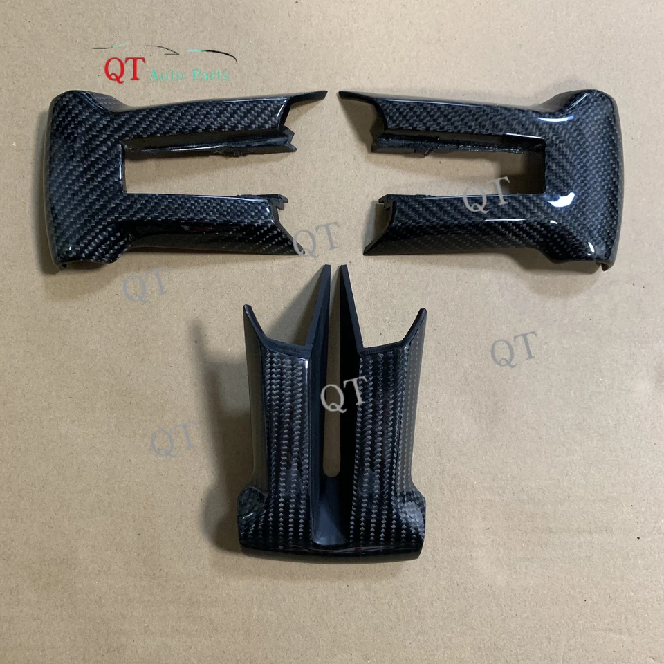 New Carbon Fiber Button Cover Tirm Fit 2009-14 Ford Mustang Shelby GT500 Replace - Изображение 4 из 4