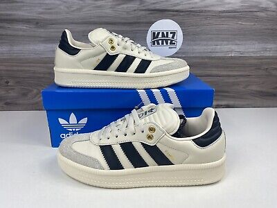 Adidas Samba XLG White Black Tan Soccer Shoes (JH9226 Adidas Samba XLG White Black Tan Soccer Shoes (JH9226