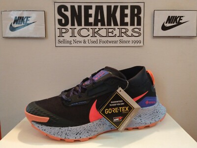 Nike Wmns Pegasus Trail 3 GTX - DC8794 002 - Black / Crimson - Lapis - Size: 9.5