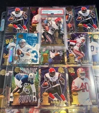 Partial set 203 1994 Ultra football 5 Marshall Faulks rookies PSA 8 133 Mint RC 