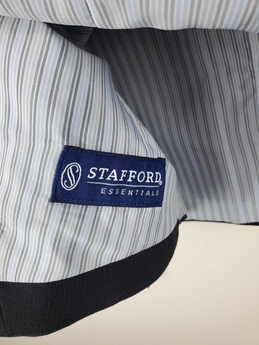Stafford Essentials Dress/Suit Vest- Size Small Men's - Black button up slim fit - Picture 9 of 9