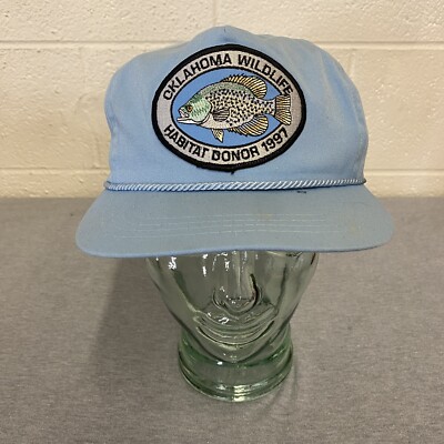 Oklahoma Wildlife Habitat Donor 1997 Patch Bluegill Rope Trucker