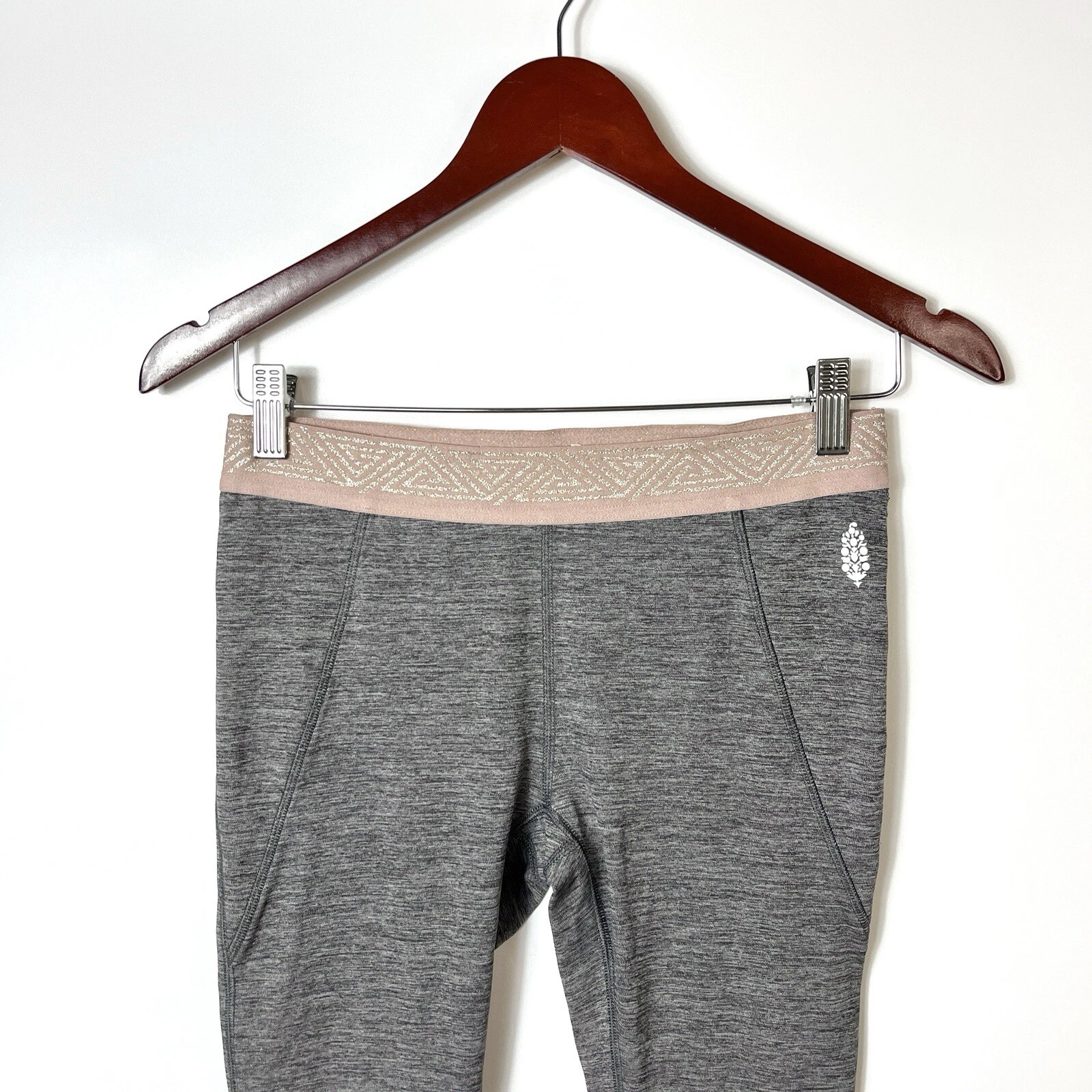 free-people-movement heathered ruching mesh athleisure leggings