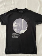 Taylor Swift  Midnights Black Tshirt Sz S  Snow On The Beach Rare Fan Collector