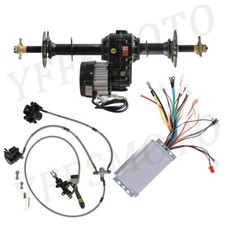 30'' Differential Rear Axle Kit 48V 100W Motor Brake Controller for ATV Quad UTV
