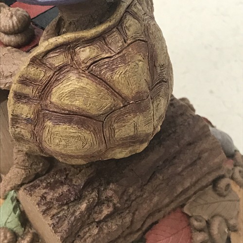 New Vintage Tim Wolfe Cairn Studio It’s Your Move Turtle Gnome Statue #84 - Picture 9 of 12