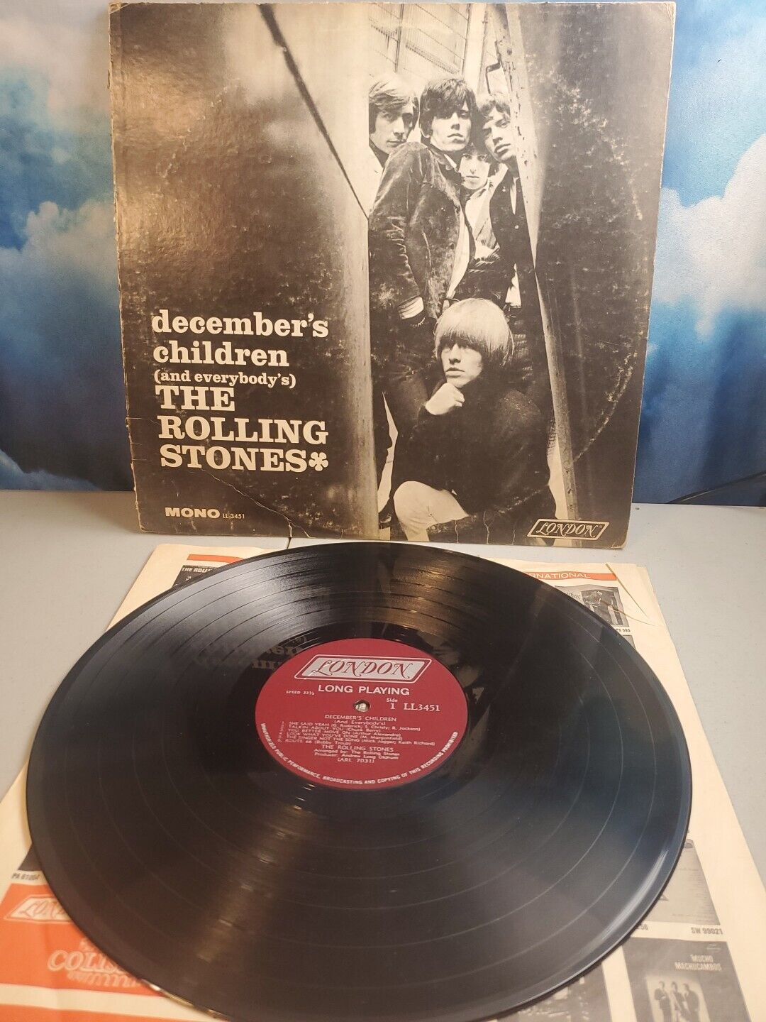 Rolling Stones - December's Children Vinyl LP London LL 3451 1st Press Mono