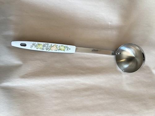 Vintage stainless, Soup Ladle, spice of life -handle. 11”. USA - 第 14/21 張圖片