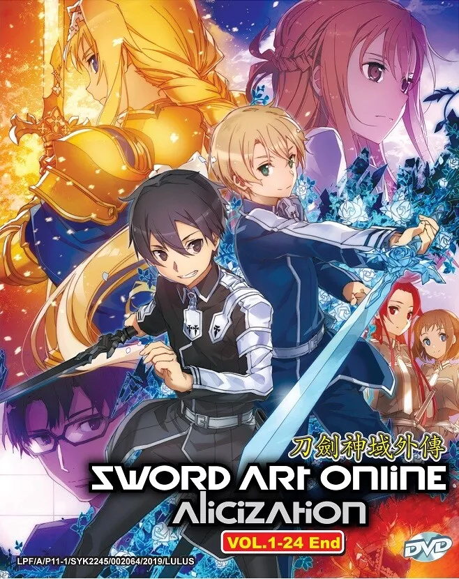 DVD Anime Sword Art Online: ALICIZATION TV Series (1-24 End) English  Subtitle