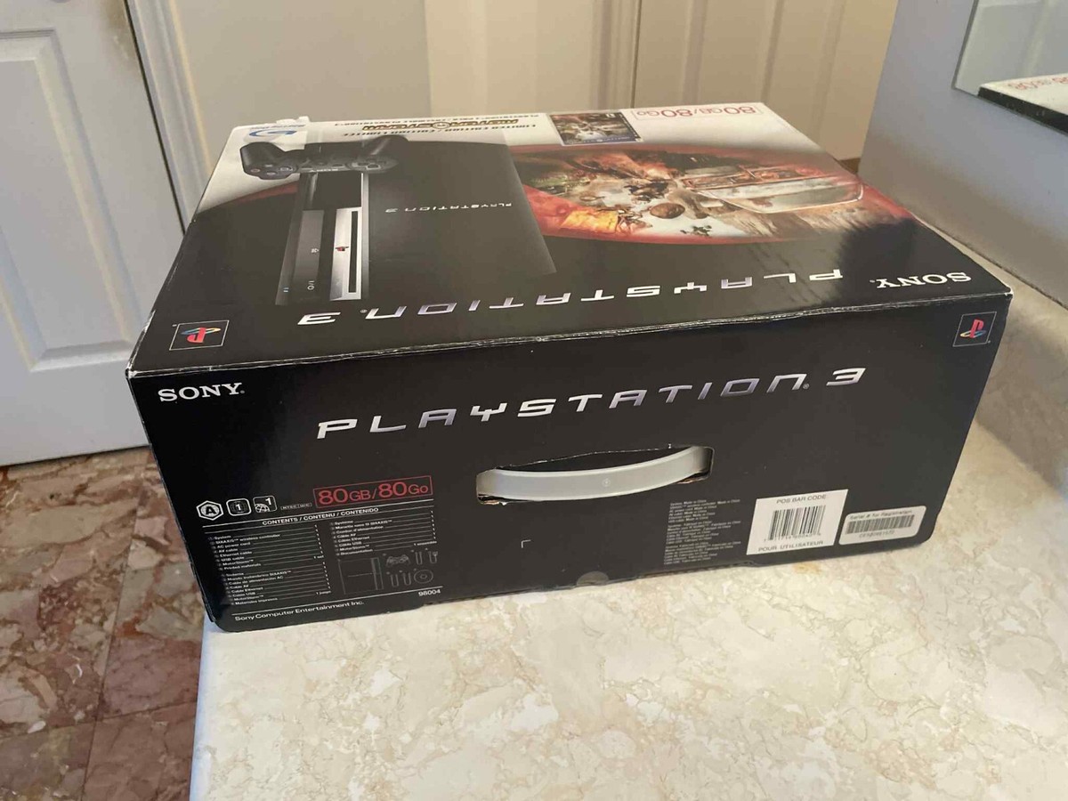 Sony PlayStation 3 PS3 MotorStorm Bundle 80GB Piano Black Console