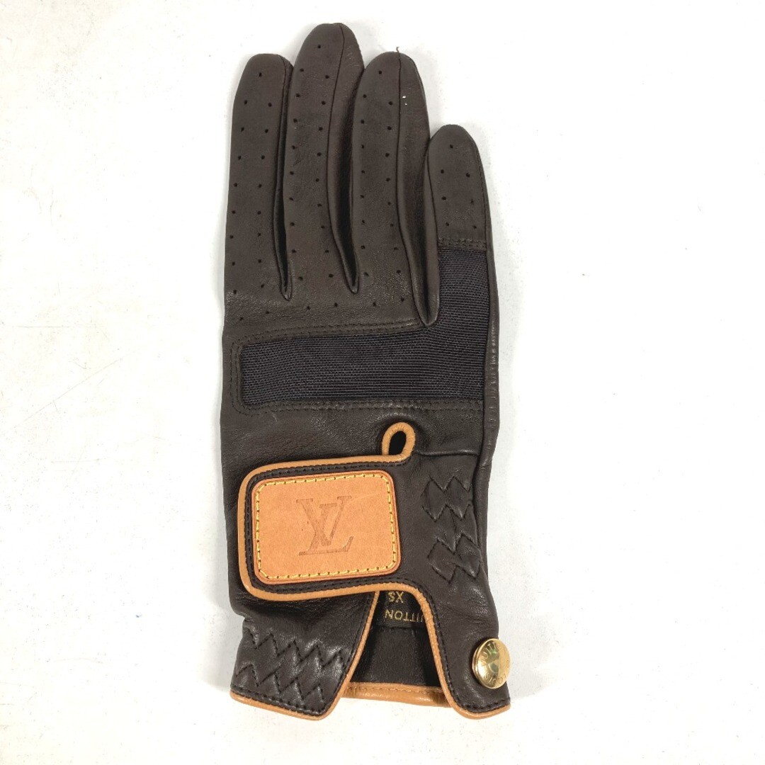 LOUIS VUITTON ブラウン手袋　未使用　正規品 LOUIS VUITTON golf glove sports right hand gloves Leather