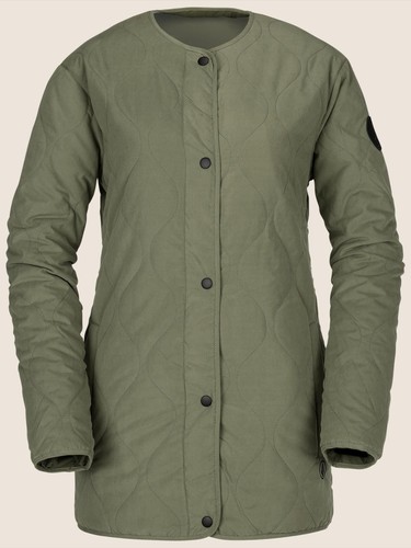 Neu mit Etikett Volcom DAMENJACKE GEFÜTTERT ISOLIERTE JACKE $ 110 S Millitary wendbar - Bild 1 von 4