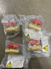 Lot of 4 Webstone H-22562 1/2" FIP Gas Ball Valves