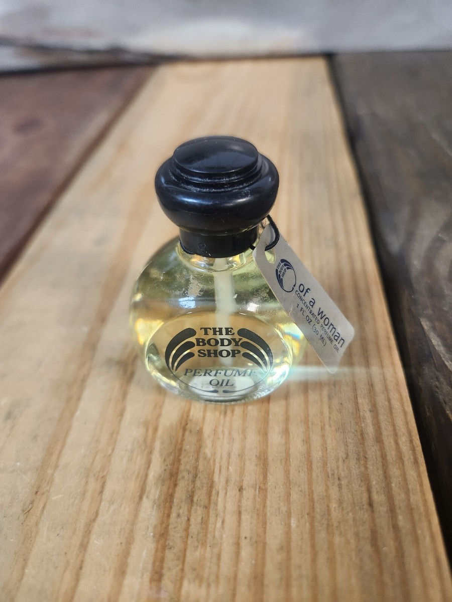 The Body Shop Of A Woman Perfume Oil 1 oz 30ml NEW RARE!! | eBay