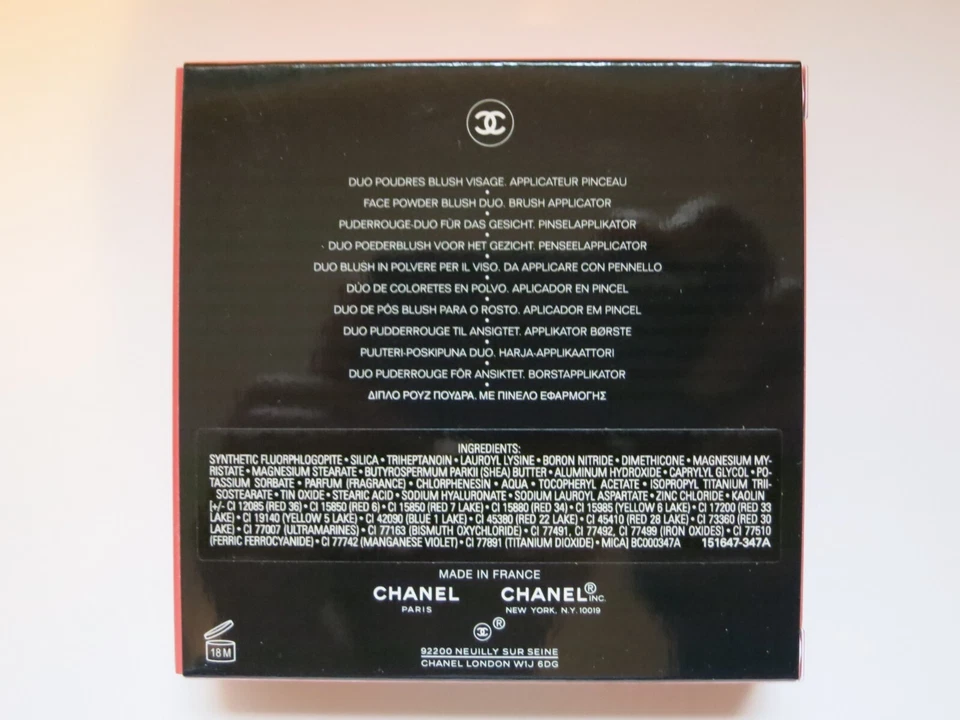 CHANEL ROSES COQUILLAGE POWDER BLUSH DUO LIMITED EDITION NEW FRESH 2025 - Image 2 of 4