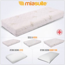 MATERASSO SFODERABILE LAVABILE POLIURETANO H 19 CM LUPIN ORTOPEDICO - CUSCINO