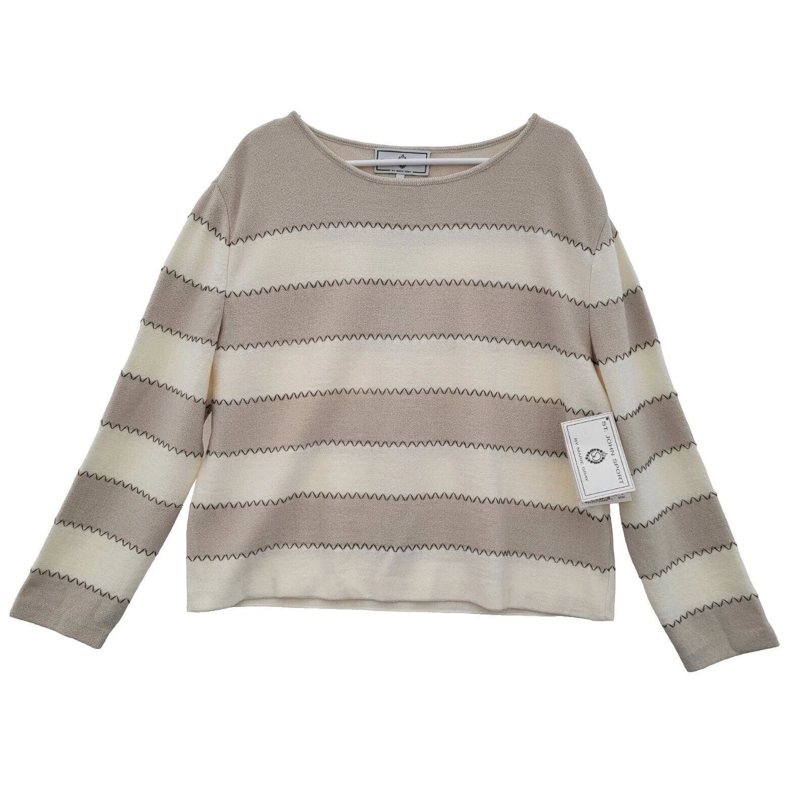 Suéteres para mujer a rayas de negocios de lana