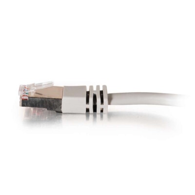 C2G Geschirmtes Snagless Cat5e Ethernet-Netzwerkkabel - Grau - 5ft 