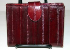 Vintage EEL Skin Bifold Wallet - 4X5.5 - Very Nice 