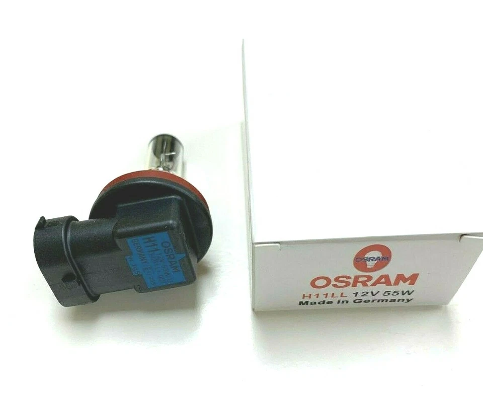 Bombilla halógena Osram/Sylvania de larga duración H11/64211L LL Acura BMW Foto 2 de 4
