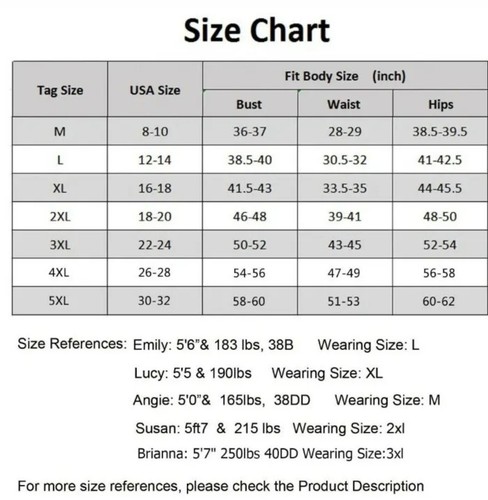 Woman's One Piece Swimsuit Bathing Suit By W You Di An Size 5XL - Picture 7 of 7