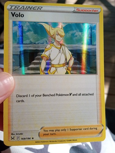 Volo 169 196 Lost Origins Pokemon Rare Holo Card EBay