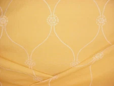 15-3/4Y Lee Jofa 2007117 Stelle Embroidery Sunshine Yellow Upholstery Fabric