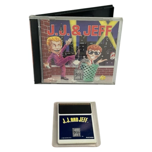 J.J. & Jeff (TurboGrafx-16, 1990) TG16 Authentic CIB Complete w/ Manual Tested