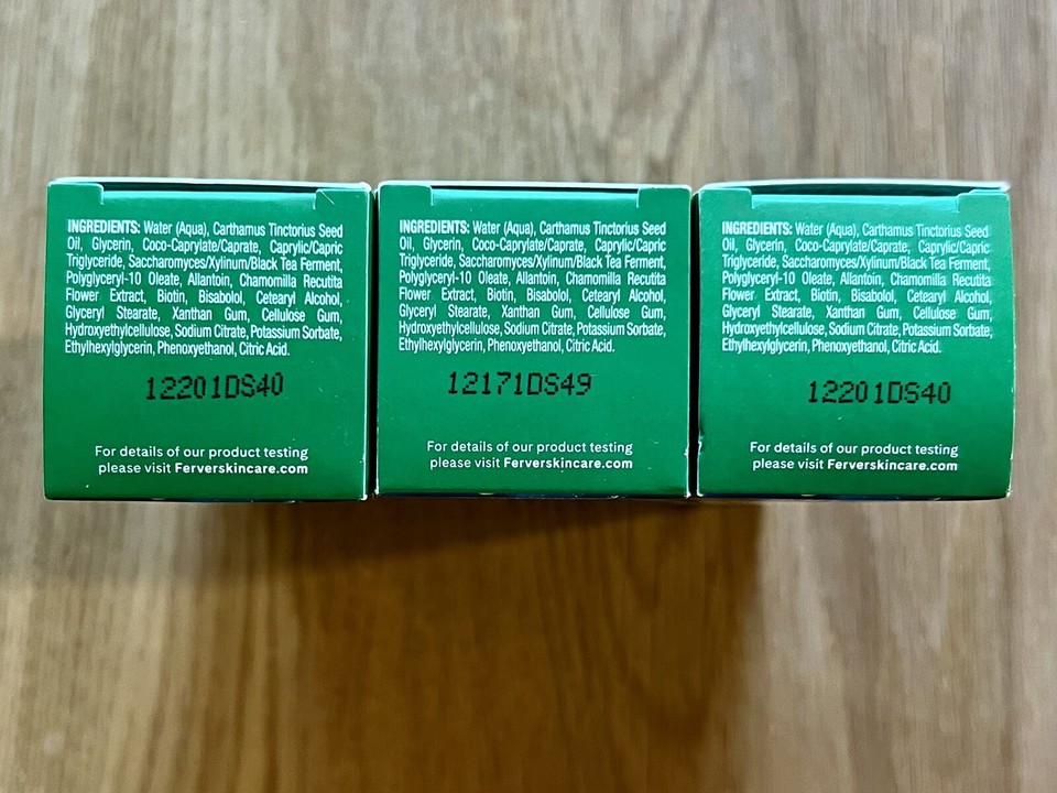 FERVER Face Cleansing Milk w Fermented Black Tea SET OF 3 x 4 fl oz