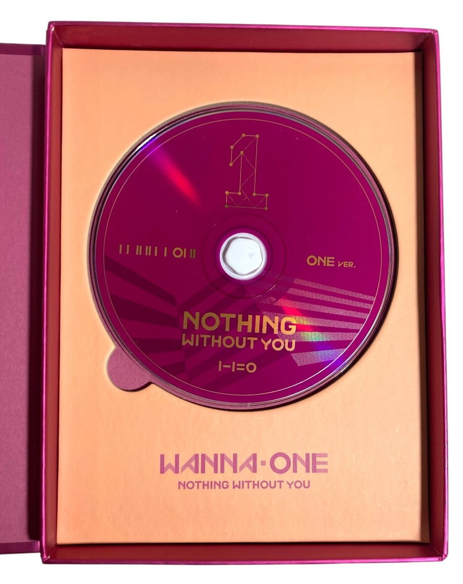 WANNAONE ~NOTHING WITHOUT YOU~ （CD） Wanna One Nothing Without You CD Box Kim Jaehwan Park Woojin Photo