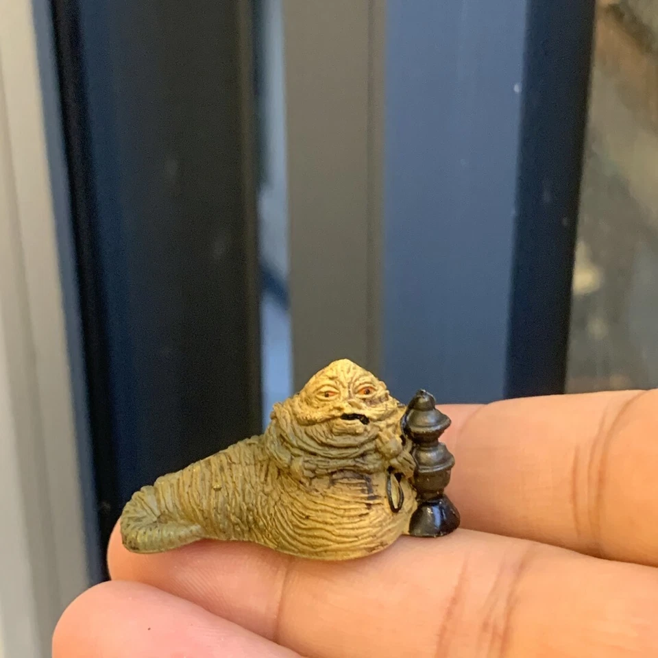 Figuras de acción de juguete Jabba el Hutt serie 4 parque coleccionista Star Wars Disney 5 piezas Foto 4 de 4