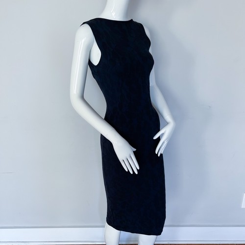 Emporio Armani | Knit Jacquard Bodycon Sleeveless Backless Stretch Party 40IT - Picture 7 of 14