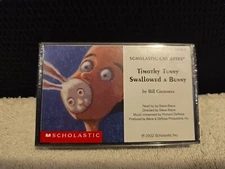 Timothy Tunny Swallowed A Bunny by Bill Grossman Scholastic Audio Cassette Tape