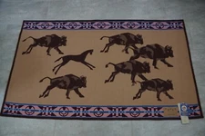 Pendleton The Spirit Series Saddle Blanket Brown Tan Multi 66"x42" USA TAGS Rare